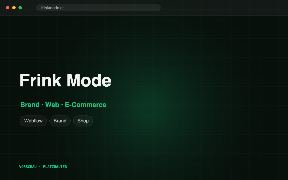 Frink Mode Website Screenshot